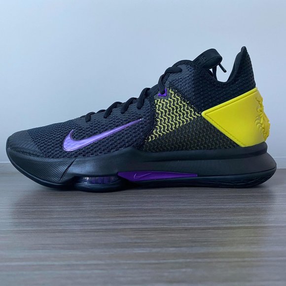 Nike LeBron Witness IV Basketball Shoes Lakers - Picture 2 of 12
